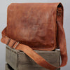 Leather Messenger Bag Grande 16" size