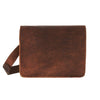 Grande Leather Messenger Bag Tan Brown