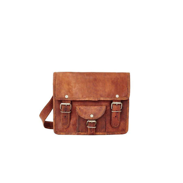 Mini Leather Satchel Cross Body Bag