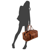 Leather Duffel Bag 20" Model