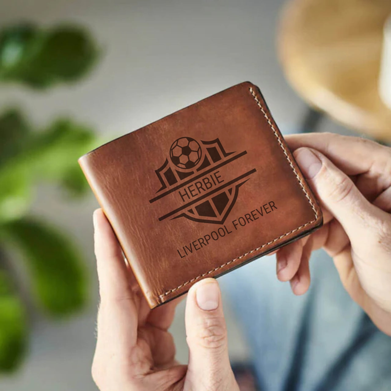 Football Fan Leather Coin Wallet