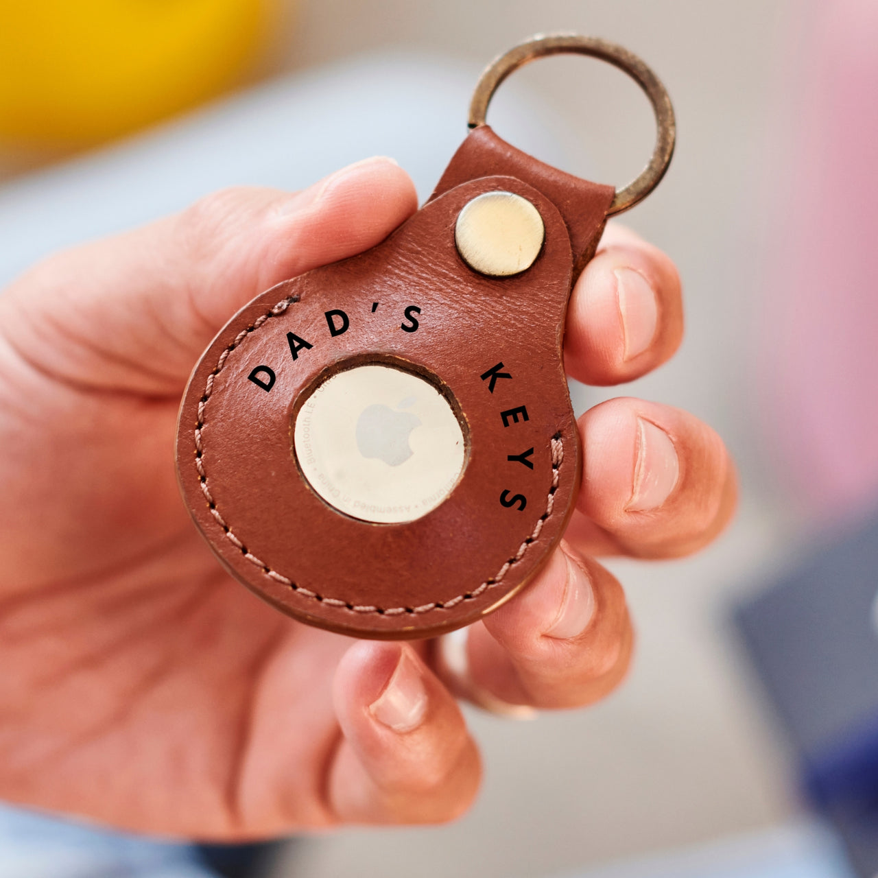 Leather Keyring for Apple Airtag