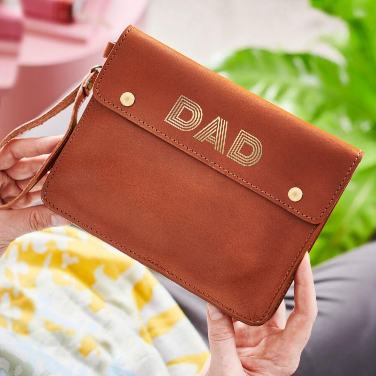 DAD Leather Travel Wallet