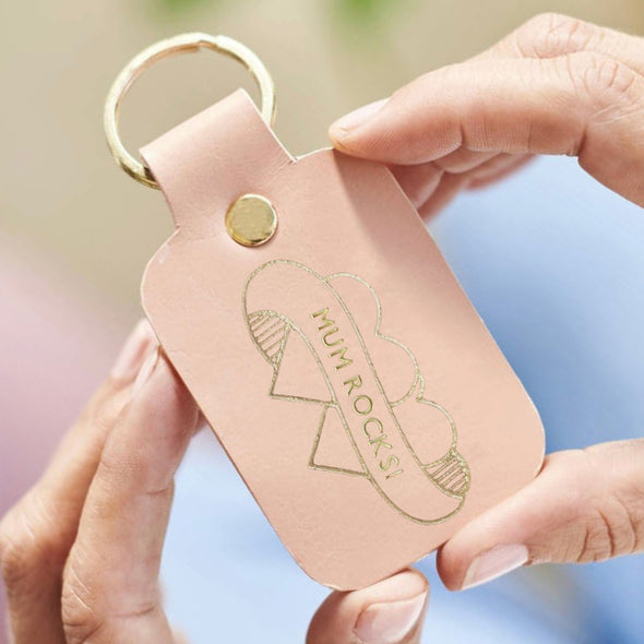 Mum Tattoo Luxury Leather Key Ring