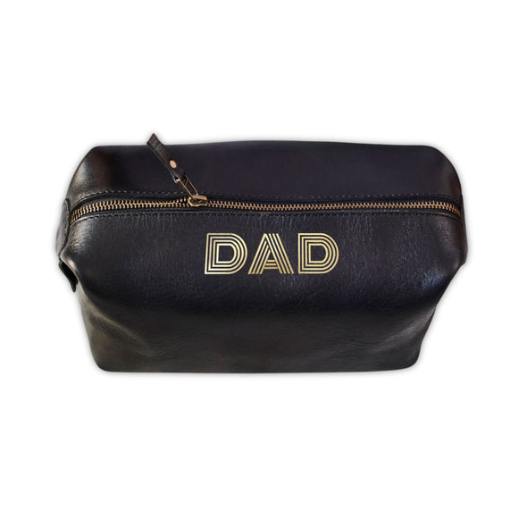 DAD Leather Wash Bag