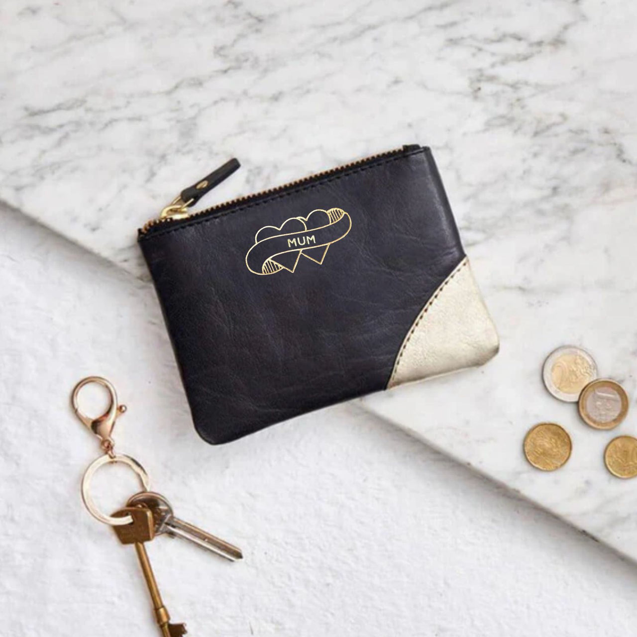 Mum Leather Coin Purse