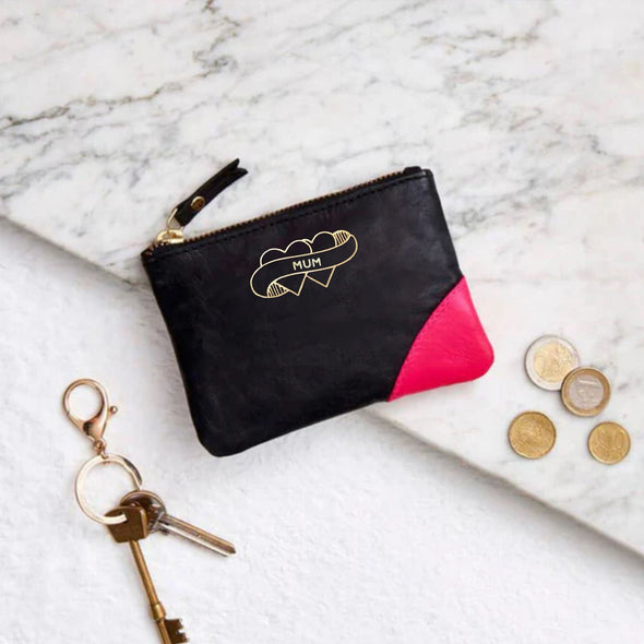 Mum Leather Coin Purse