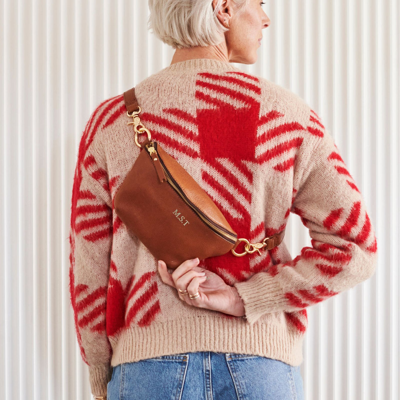 Soft Leather Cross Body Sling Bag