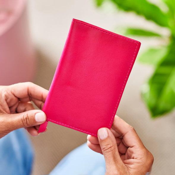 Leather Passport Cover - Worlds Your Oyster
