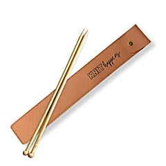 Leather Knitting Needle Holder - Knit Happens