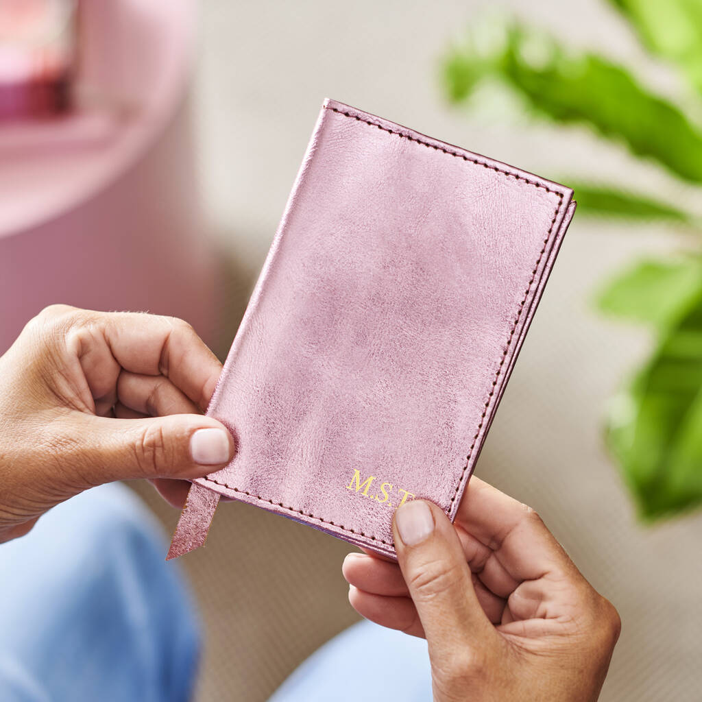 Metallic Passport Cover