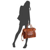 Large Leather Travel Bag Model