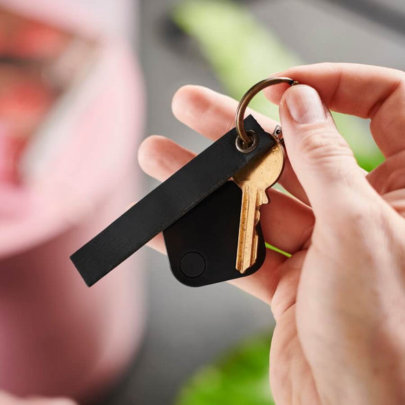 Bluetooth Tracker with Leather Key Ring