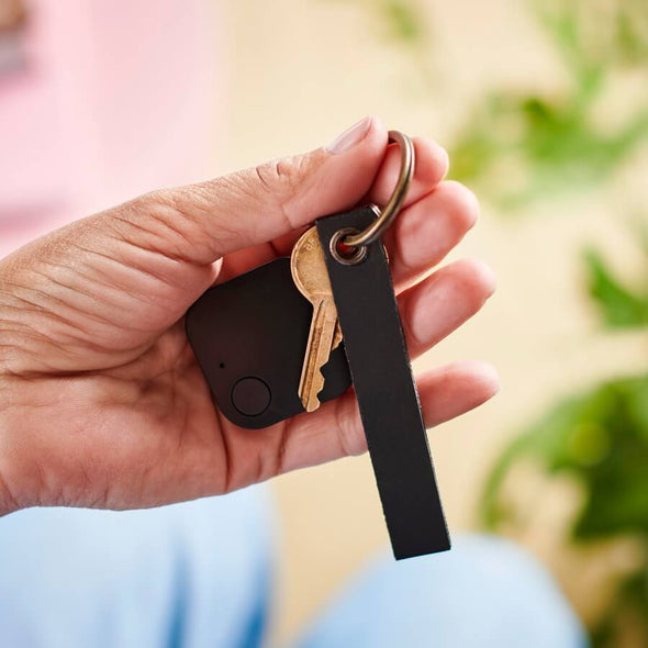 Bluetooth Tracker with Leather Key Ring