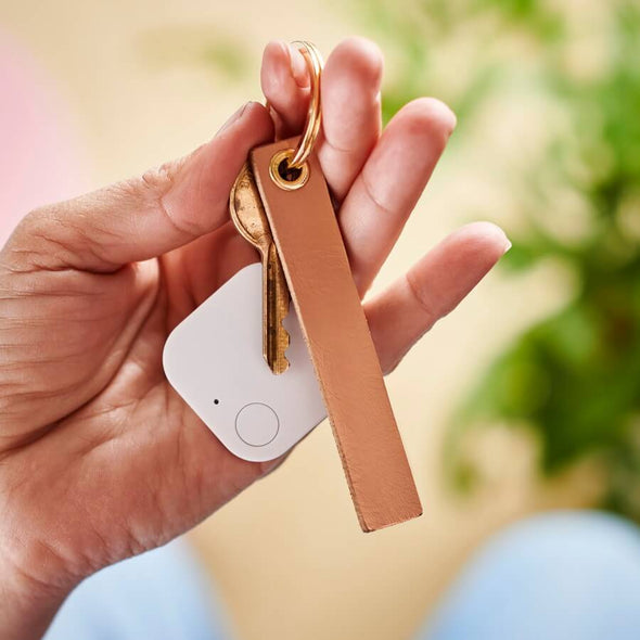 Bluetooth Tracker with Leather Key Ring
