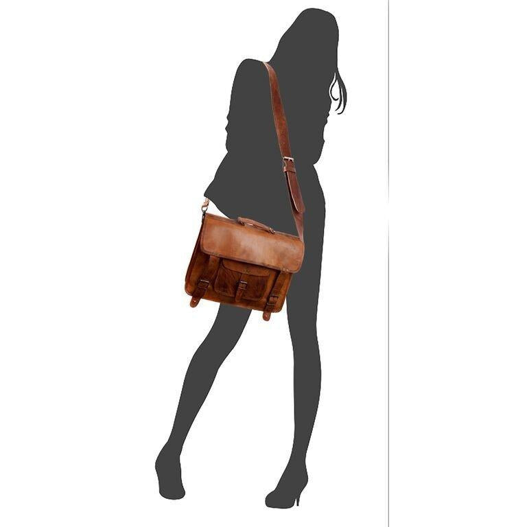 Large Leather Laptop Backpack 3 in 1