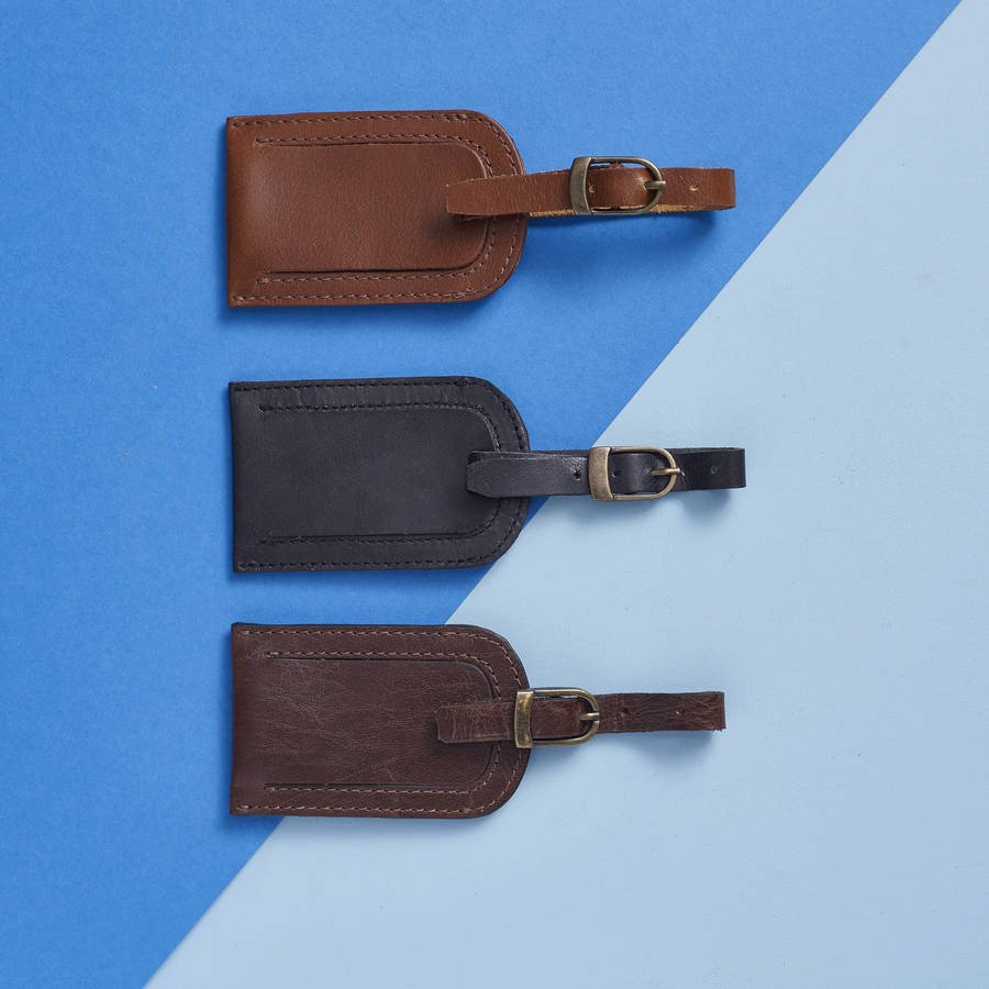 Leather Luggage Tags