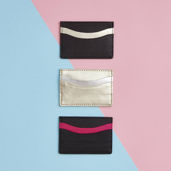 Womens Leather Credit Card Holder 3 Colours