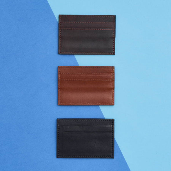 Mens Leather Credit Card Holder 3 Colours