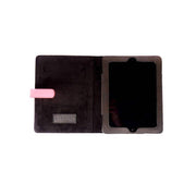Leather iPad Cover With Stand Neon Pink