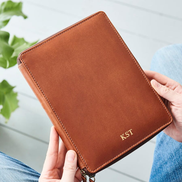 Leather iPad Case Organiser