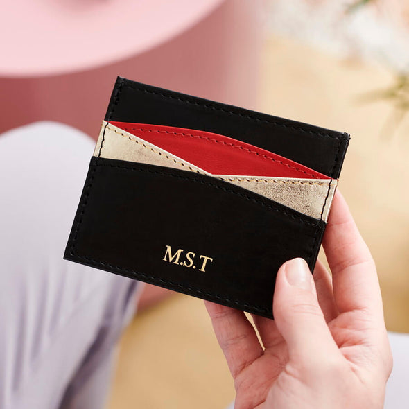 Colour Pop Leather Card Holder