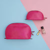 Matching Lunar Toiletry Bag and Make-up Bag Bright Pink