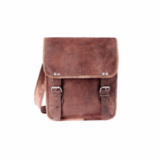 Mens Long Midi Leather Satchel