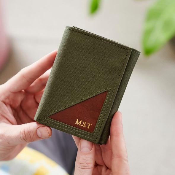 Personalised Wallet With Card sections