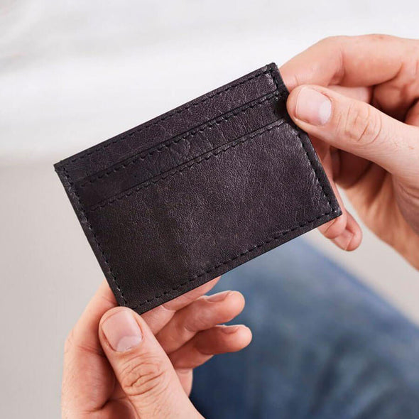 Mens Leather Credit Card Holder