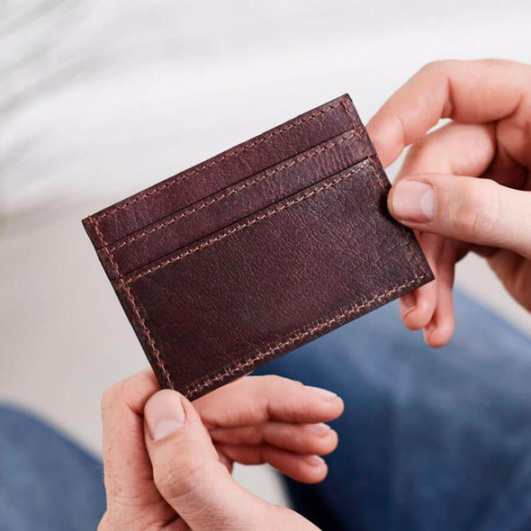 Men's Leather Credit Card Holder