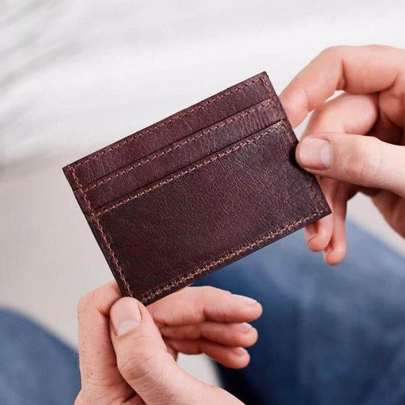 Mens Leather Credit Card Holder