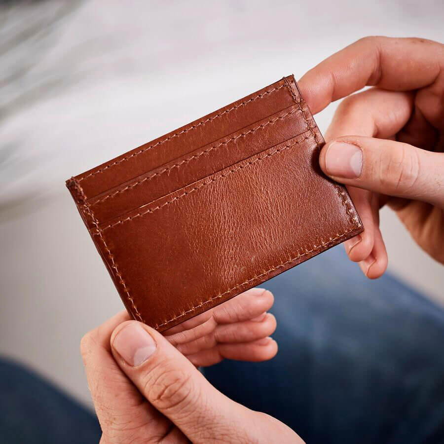 Beautiful Handmade Mens Leather Card Holders and Wallets – Vida