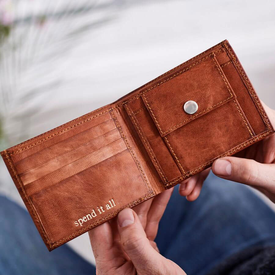 Buy Minimalist Personalized Wallet for Men