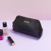 Solar Leather Cosmetic Case Black