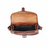 Vintage Leather Saddle Bag - Medium
