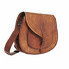 Vintage Leather Satchel 2 Pocket Large