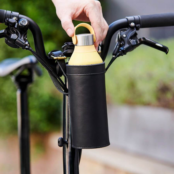 Leather Bike Water Bottle Holder