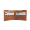 Light Tan Leather Credit Card Wallet