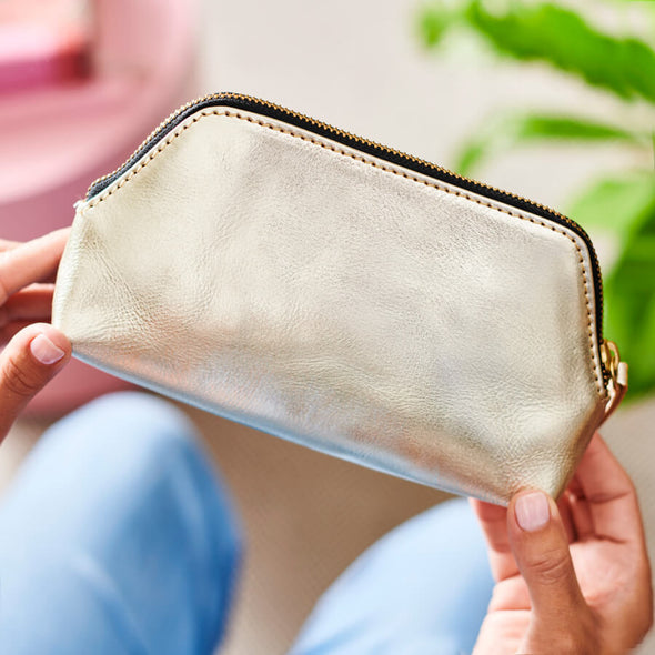 Solar Leather Cosmetic Case