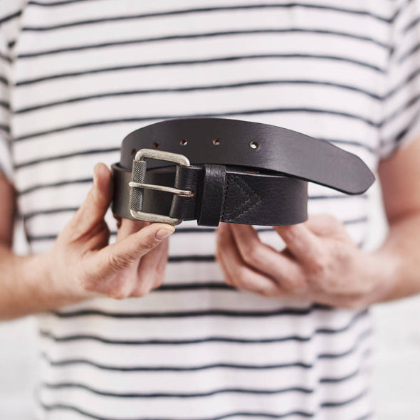 Men's Leather Belt with Personsalisation