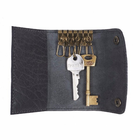 Black Leather Key Holder Contents