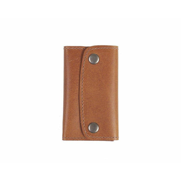 Tan Leather Key Holder Closed