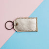 Metalic gold keyring