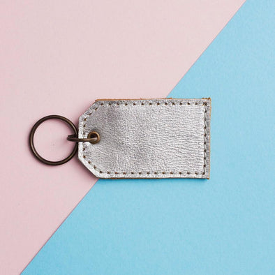 Metalic gold keyring