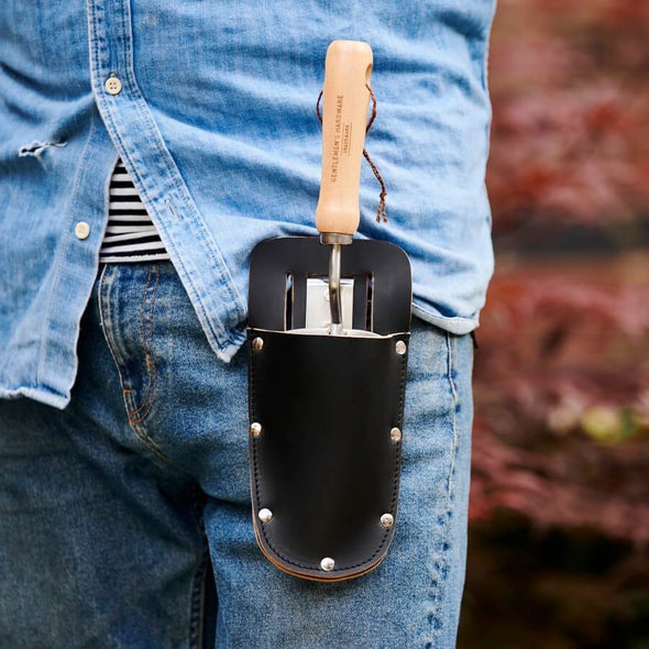 Personalised Leather Gardening Tool Holder
