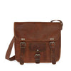 Midi leather satchel for iPad or handbag with pocket