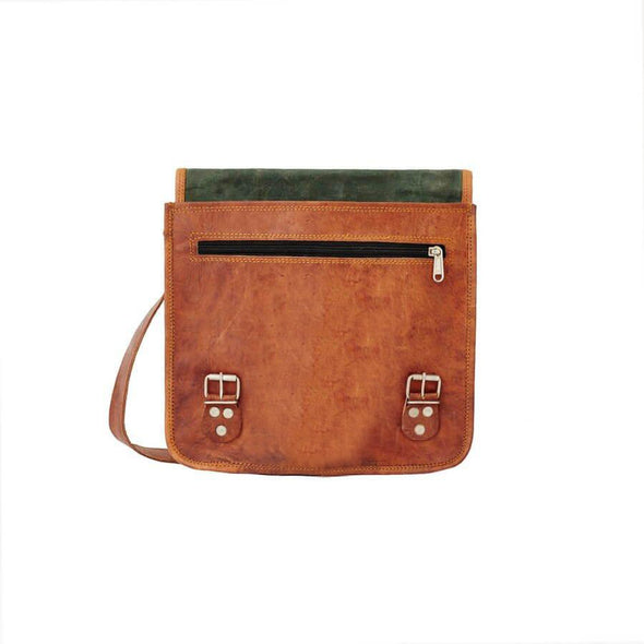 Men's Midi Leather Satchel