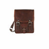 Mini Leather Satchel with Front Pocket