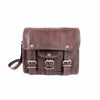 Mini Mini Leather Satchel with front pocket